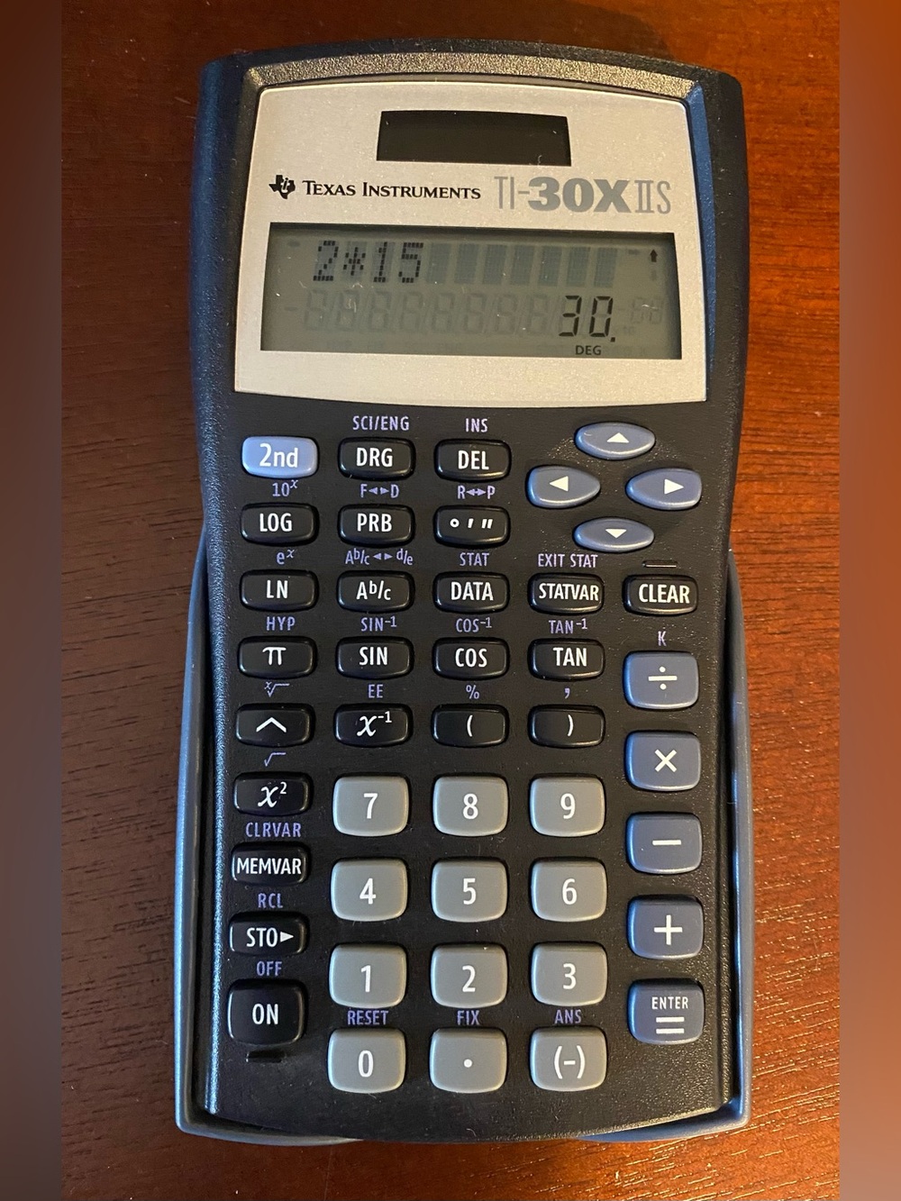 Texas Instruments TI-30XIIS Scientific Calculator Packaging White Black - Picture 6 of 8